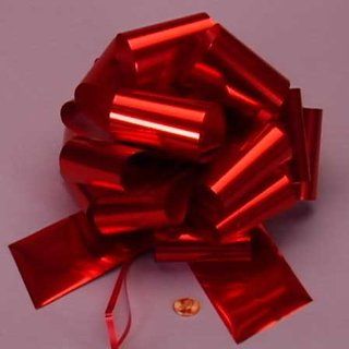 Metallic Red Pull String Bow, 8"   Gift Wrap Bows