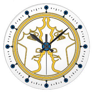 Gemini Sign of the Twins Astrological Zodiac Clock