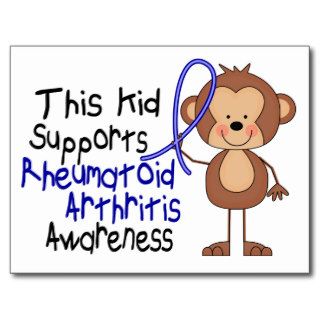 This Kid Supports Rheumatoid Arthritis Awareness Postcards