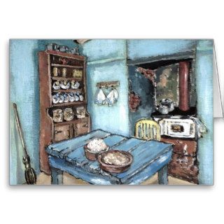 Little Blue Country Kitchen Cards