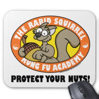 Rabid Squirrel Kung Fu Mouse Pad