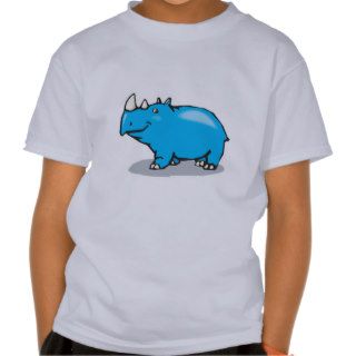 cute blue rhino shirt