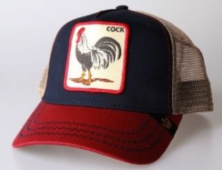Goorin Brothers Animal Farm Cockadoodle Rooster Red Trucker Hat/Cap