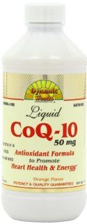 Dynamic Health Liquid Coq 10,  50 mg, 8 Ounce Health & Personal Care