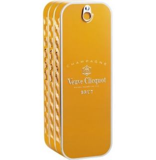 Veuve Clicquot Yellow Label Brut Champagne 750 ml. pop top gift tin Wine