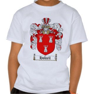 HOWELL FAMILY CREST    HOWELL COAT OF ARMS SHIRTS