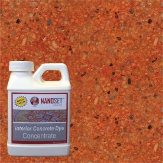 NanoSet Color 8 oz. Fire Opal Interior Concrete Dye Stain Concentrate NSCLR8OZ110