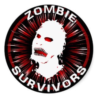 Zombie Survivors Icon Flair Stickers
