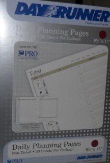 #491 120 Daily Planning Pages 8, 5"x11"  Appointment Book And Planner Refills 