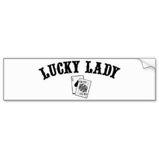 Lucky Lady Bumper Sticker