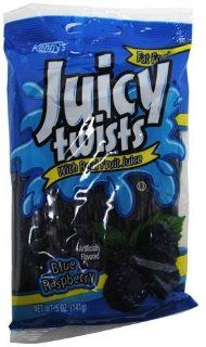 Kenny'S Licorice Blue Raspberry Twist (12 Pack)  Licorice Candy  Grocery & Gourmet Food