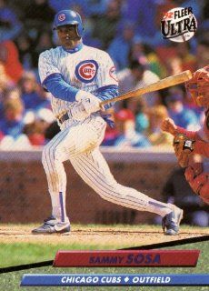 1992 Fleer Ultra #476 Sammy Sosa at 's Sports Collectibles Store