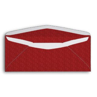 MLE RED ARGYLE EMBOSSED PATTERN TEXTURE TEMPLATE W ENVELOPE
