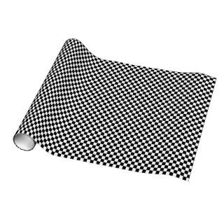 Sporty Auto Racing Chequered Flag Checkered Flag Gift Wrapping Paper