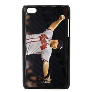 NFL Atlanta Braves Custom Case for iPod Touch 4, VICustom iTouch 4 Protective Cover(Black&White)   Retail Packaging Cell Phones & Accessories