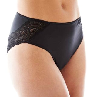 Ambrielle Tummy Smoothing Hipster Panties, Black