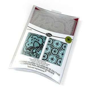 Sizzix Free Spirit Florals By Rachael Bright Embossing Folders (set Of 2)