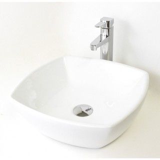 17.5 European Style Round Circular Shape Porcelain Ceramic Bathroom Vessel Sink
