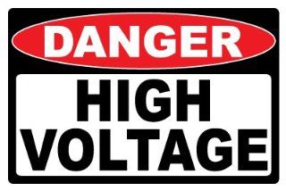 Security Sign   Danger   High Voltage   #477  Business And Store Signs 