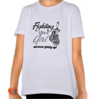 Fighting Like a Girl Never Giving Up   Diabetes Tshirt