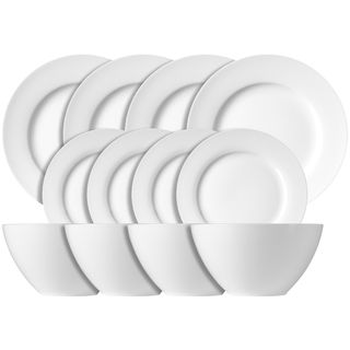 Luigi Bormioli White Dinnerware 12 piece Set