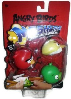 Angry Birds Toys   Mashems 3 PACK (Red bird, Yellow Bird & Green Pig) Toys & Games