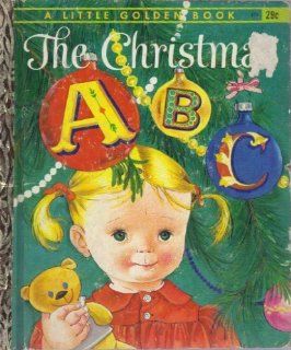 The Christmas ABC [Little Golden Book #478] Florence Johnson, Eloise Wilkin Books