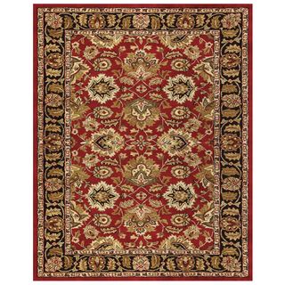 Wakefield Red Black Area Rug (5 X 8)