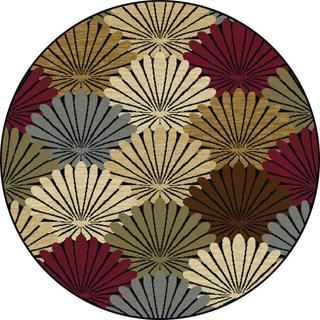 Lagoon Multi Transitional Area Rug (710 Round)