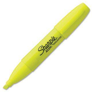 Sharpie Accent Jumbo Highlighters, 12 Fluorescent Yellow Highlighter 