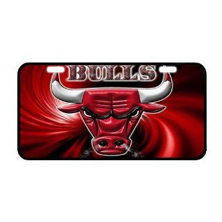 Chicago Bulls Metal License Plate Frame LP 495  Sports Fan License Plate Frames  Sports & Outdoors