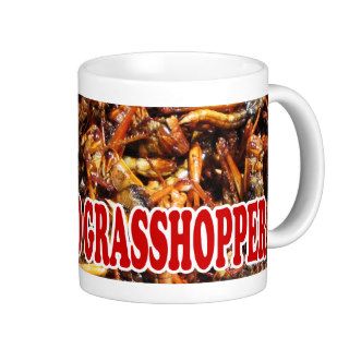 I Love (Heart) Fried Grasshopper Coffee Mugs