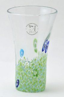 *Global Amici Monet Green Highball Glasses (4)  Patio, Lawn & Garden