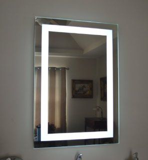 Wall Mounted Lighted Vanity Mirror LED MAM82840 Commercial Grade 28" wide x 40" tall   Lighted Bathroom Mirrors