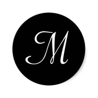 M Monogram Stickers