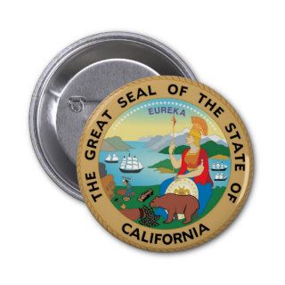 California State Seal and Motto Pins