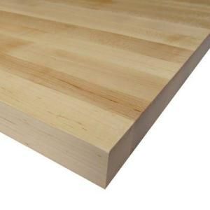 1 1/2 in. x 25 in. x 6 ft. Maple Bench Top Board 966547