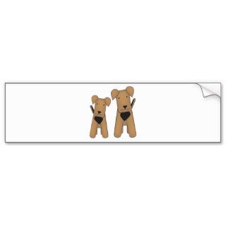 Airedale Terrier Dog Breed Gifts and Merchandise Bumper Stickers