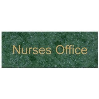 Nurses Office Gold on Verde Engraved Sign EGRE 483 GLDonVerde  Business And Store Signs 
