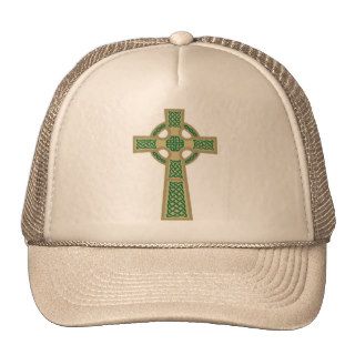 Gold Celtic Cross Hat