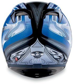 AGV T 2 Graphics Helmet , Size 3XL, Primary Color Blue, Distinct Name Black/Blue, Helmet Type Full face Helmets, Helmet Category Street, Gender Mens/Unisex 0351O2A0006012 Automotive