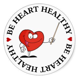 Take Your Health to Heart Stickers