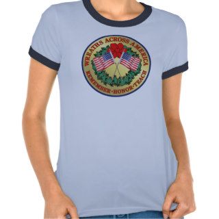 Women's Ringer T Shirt with logo