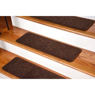 Dean Serged DIY 27" x 9" Imperial Carpet Stair Treads   Color Walnut (13) Staircase Step Treads