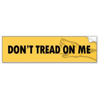 Don't Tread On Me Bumper Sticker