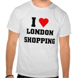 I love London Shopping Tshirt