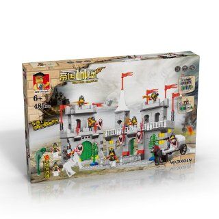 EMPIRE CASTLE   BUILDING BLOCKS 485 pcs set in HUGE  GIFT BOX, Compatible with Lego parts, Smart Christmas Present Toys & Games