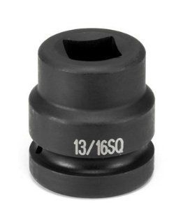 Grey Pneumatic (GRE4313S) 1" Drive 4 Point (Square) Impact Socket   13/16"    