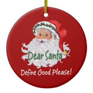 Dear Santa Ornaments