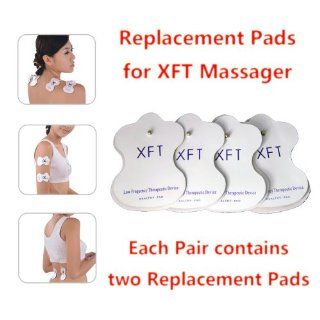 XFT Electric Massager replacement pads for XFT 320 XFT 502 (8 Pairs) Health & Personal Care